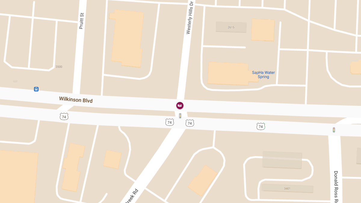 Car Accident with Injuries at Wilkinson Blvd & Westerly Hills Dr