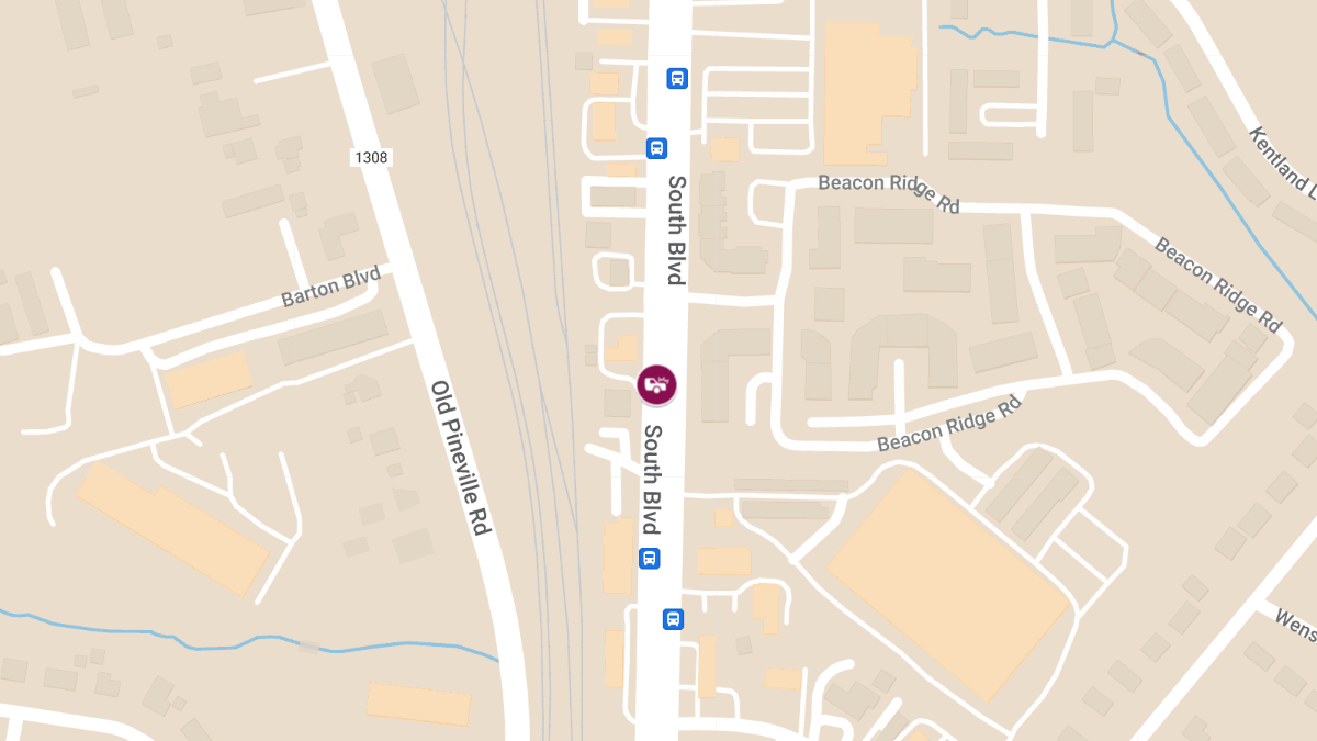 Car Accident with Injuries on South Blvd