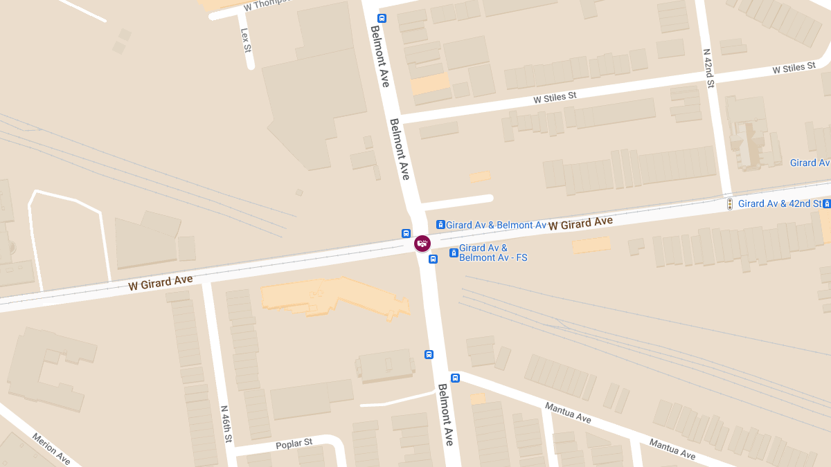 Car Collision With Injuries at Belmont Ave & W Girard Ave