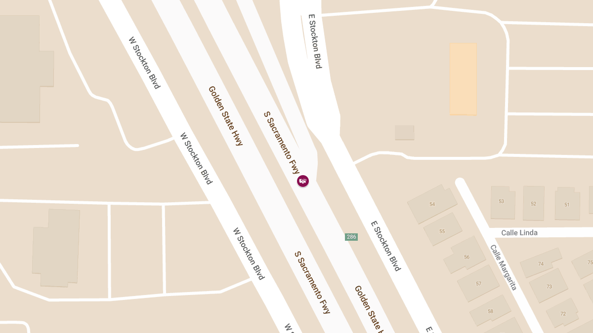 Car Collision With Injuries at State Rte-99 N & E Stockton Blvd