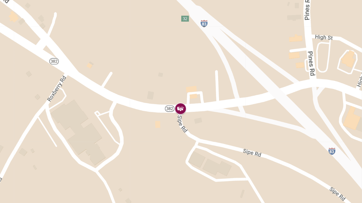 Car Collision with Injuries Reported at Sipe Rd & Old Trail Rd