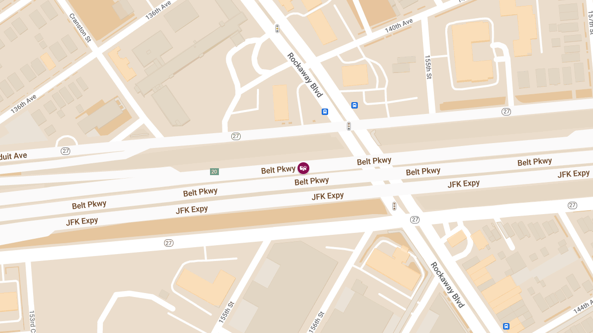 Car Crash With Injuries Near Exit 20 on Belt Parkway W