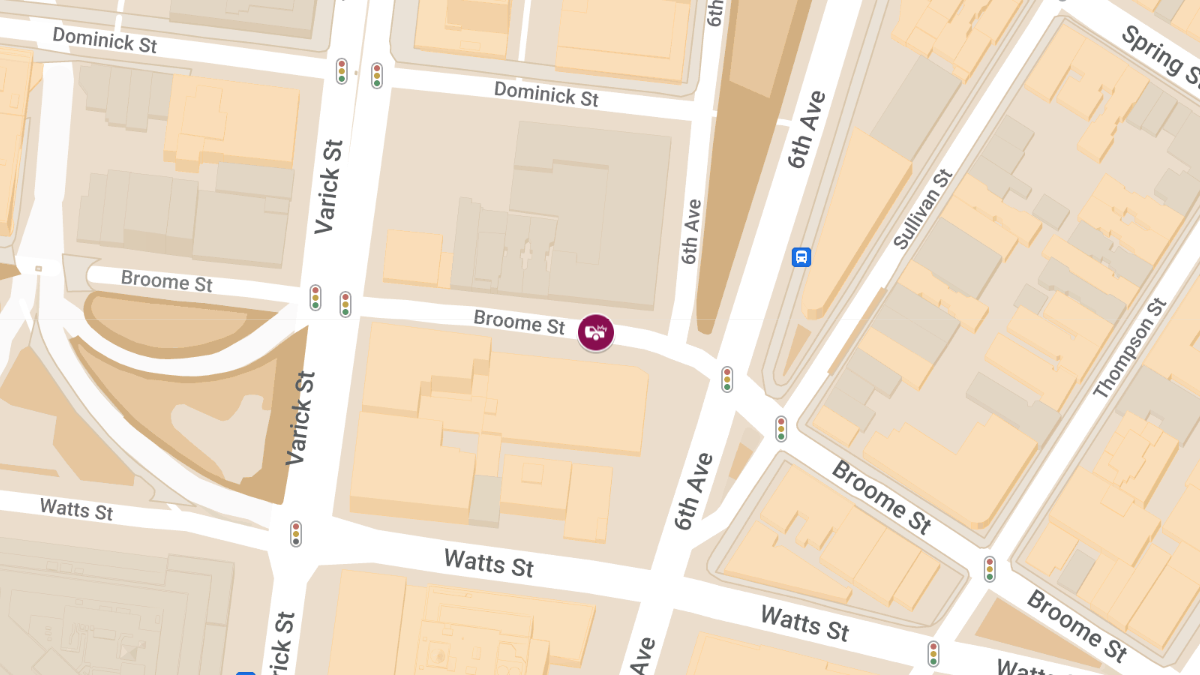 Car Crash With Injuries at 555 Broome St in SoHo