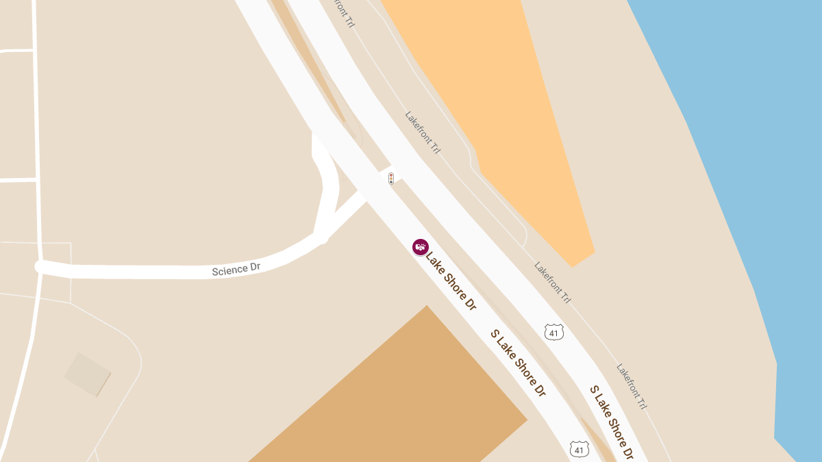 Car Crash With Injuries at 5800 South Lake Shore Drive