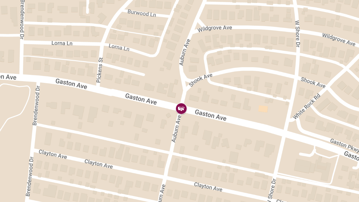 Car Crash With Injuries at Auburn Ave & Gaston Ave