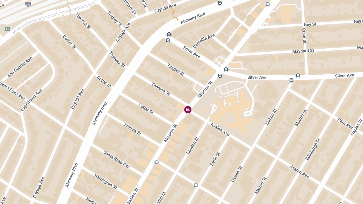 Car Crash With Injuries at Avalon Ave & Mission St