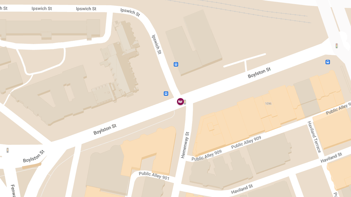 Car Crash With Injuries at Boylston St & Ipswich St