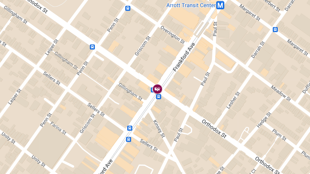 Car Crash With Injuries at Frankford Ave and Orthodox St