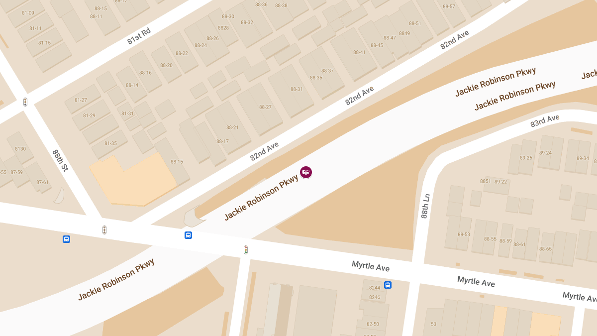 Car Crash With Injuries at Jackie Robinson Pkwy S