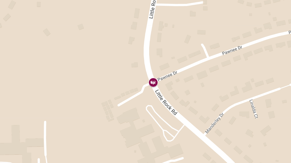 Car Crash With Injuries at Pawnee Dr and Little Rock Rd