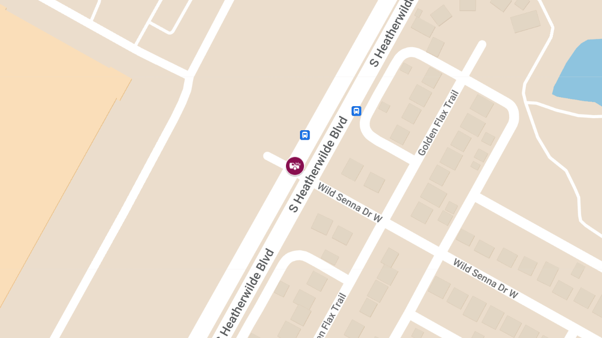 Car Crash With Injuries at S Heatherwilde Blvd and W Wild Senna Dr