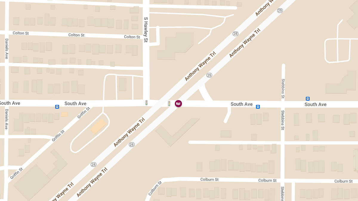 Car Crash With Injuries at South Ave & Anthony Wayne Trl