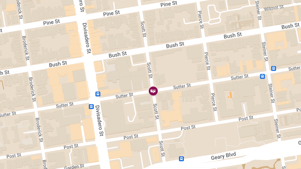 Car Crash With Injuries at Sutter St & Scott St