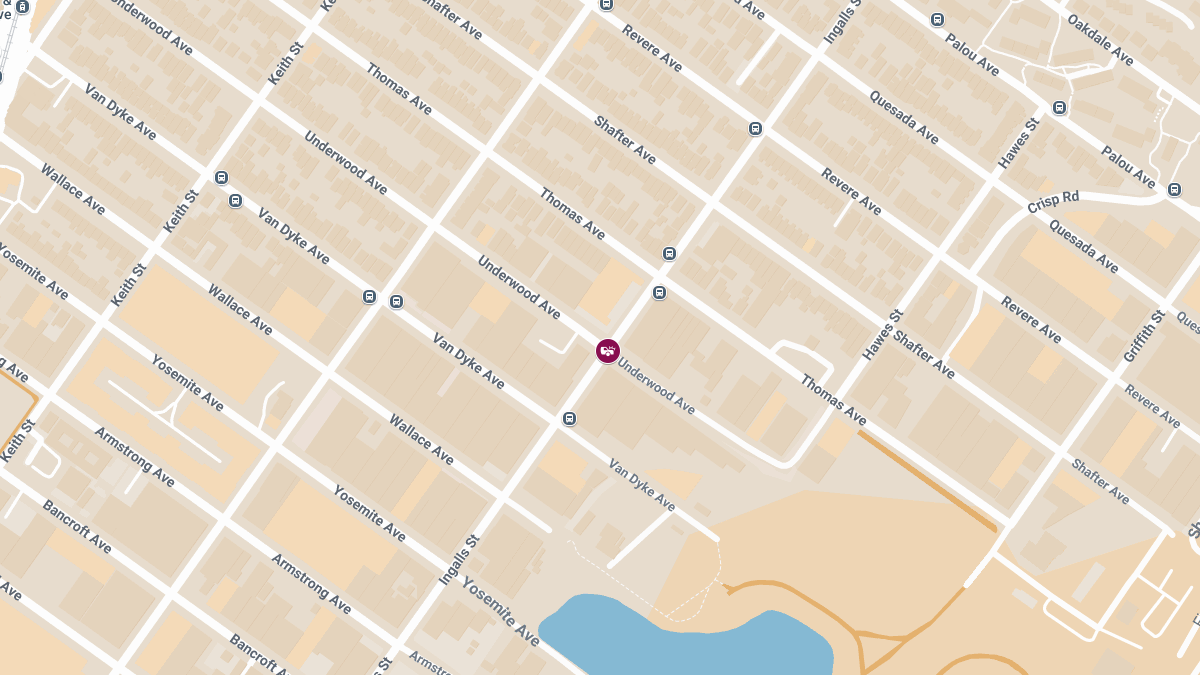 Car Crash With Injuries at Underwood Ave & Ingalls St