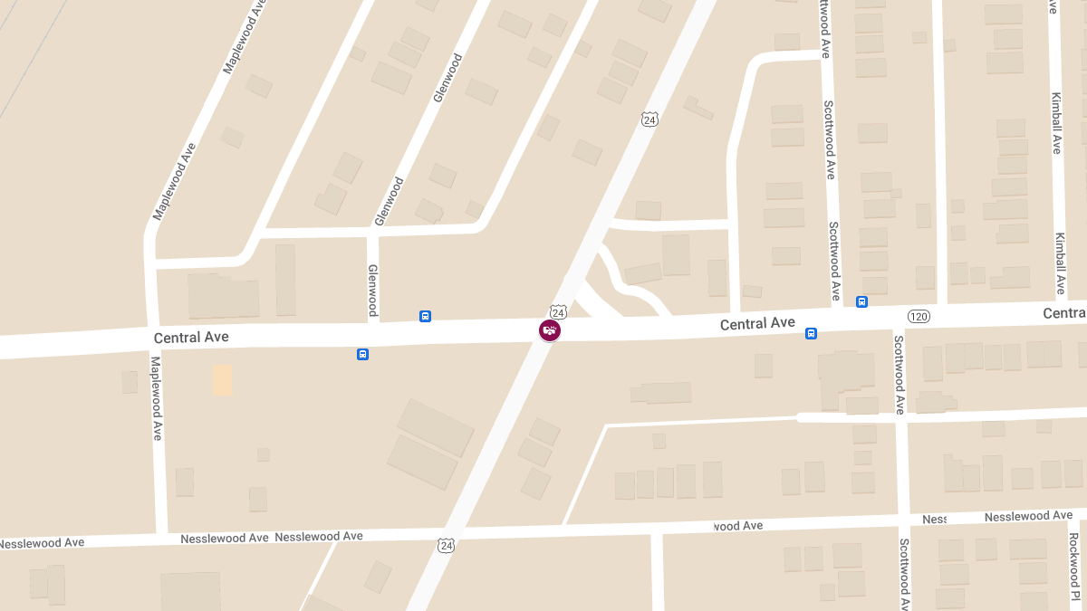 Car Crash With Injuries at W Central Ave & N Detroit Ave in Old West End