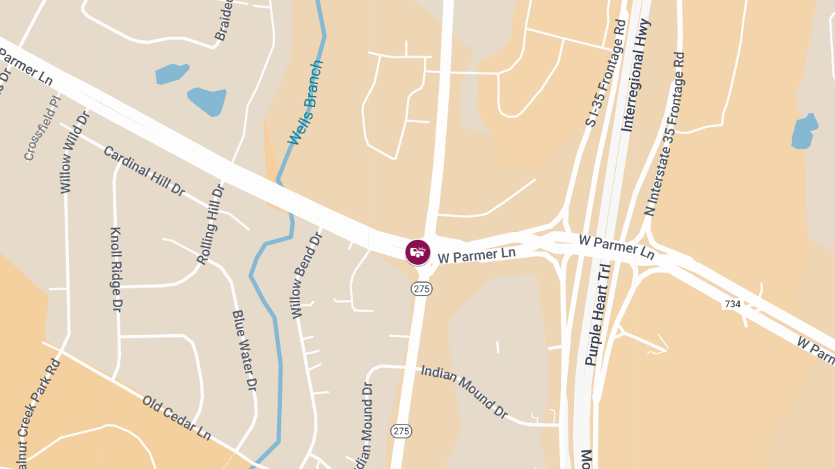 Car Crash With Injuries at W Parmer Ln & N Lamar Blvd