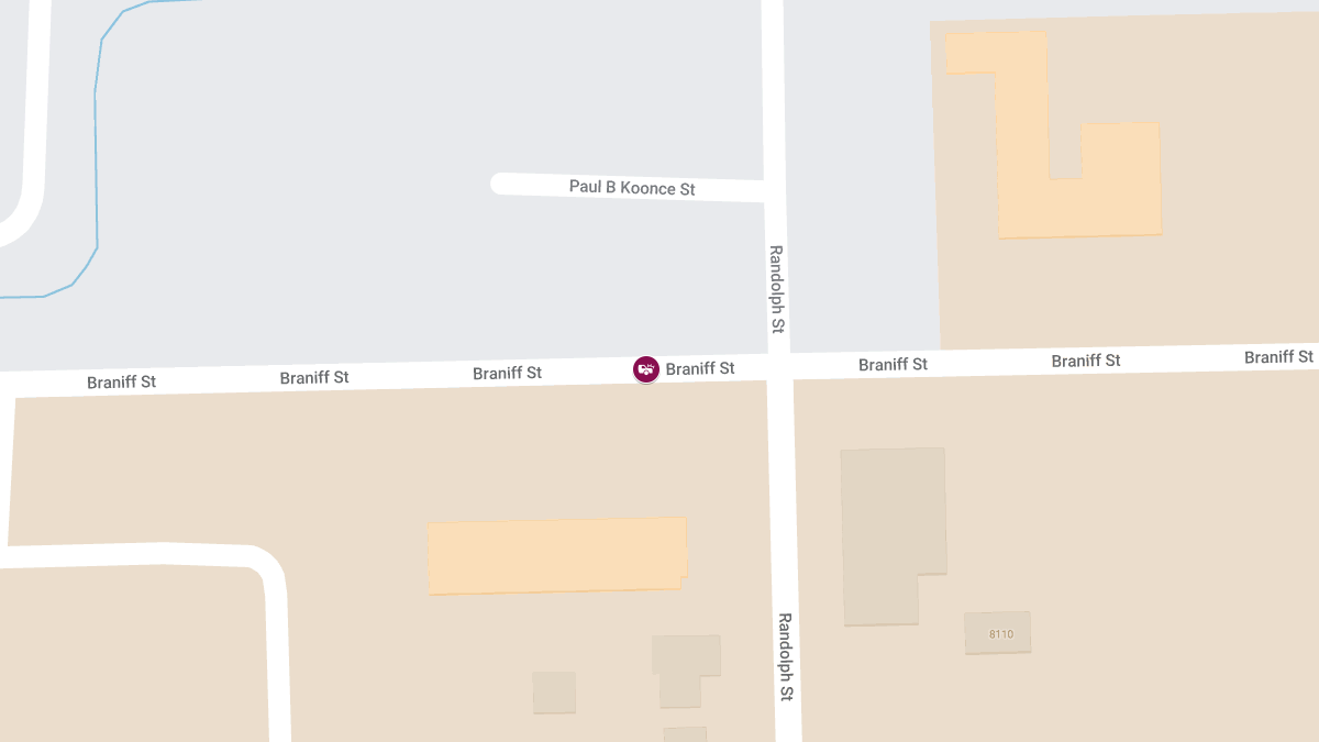 Car Crash With Injuries on Braniff Ave