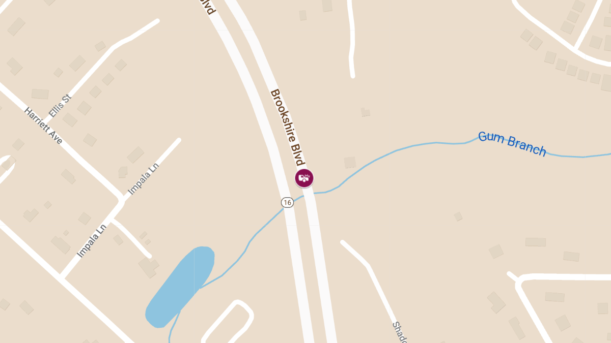 Car Crash With Injuries on Brookshire Blvd