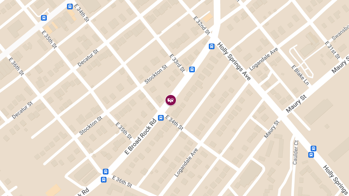 Car Crash With Injuries on E Broad Rock Rd