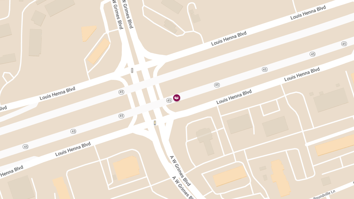 Car Crash With Injuries on N SH 45 WB