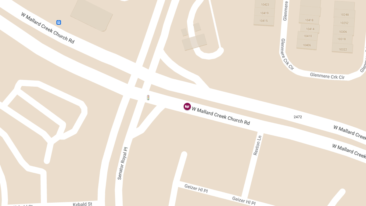 Car Crash With Injuries on W Mallard Creek Church Rd