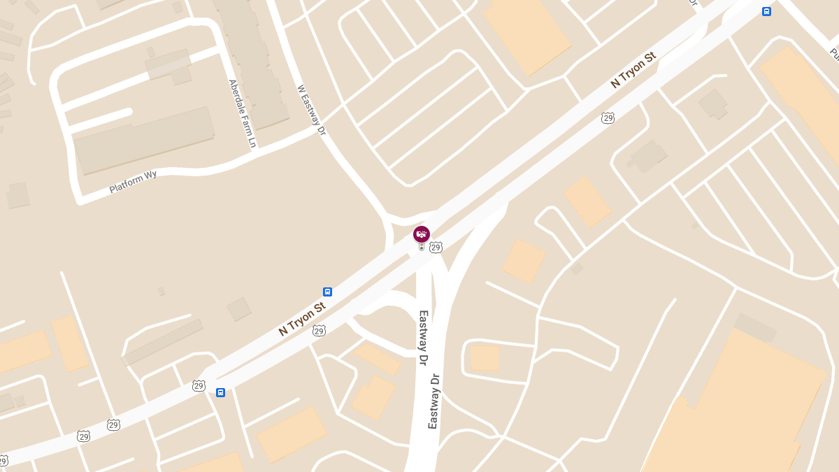 Car Crash at N Tryon St & Eastway Dr Causes Injuries