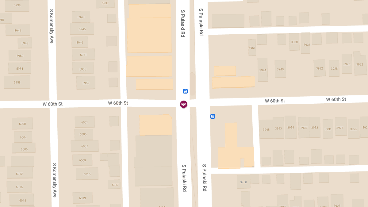 Car Crash at W 60th St & S Pulaski Rd Results in Injuries