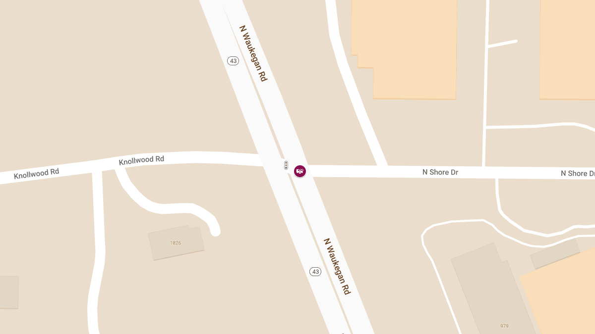 Car Crash with Entrapment at Waukegan Rd & North Shore Dr