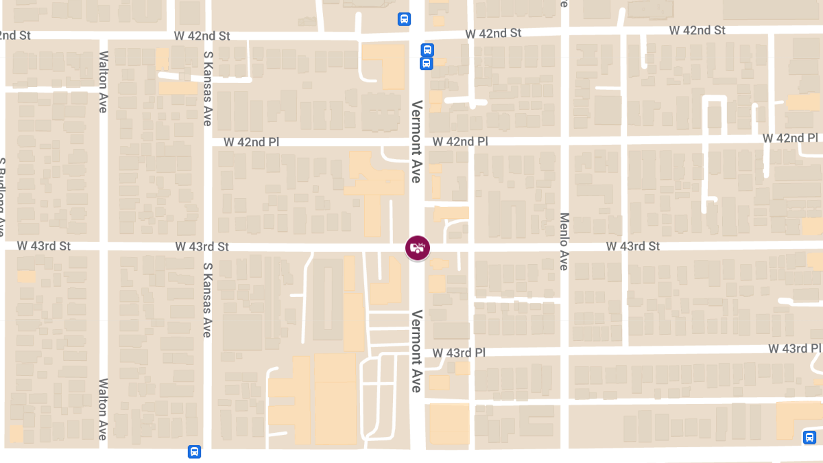 Crash With Injuries on S Vermont Ave