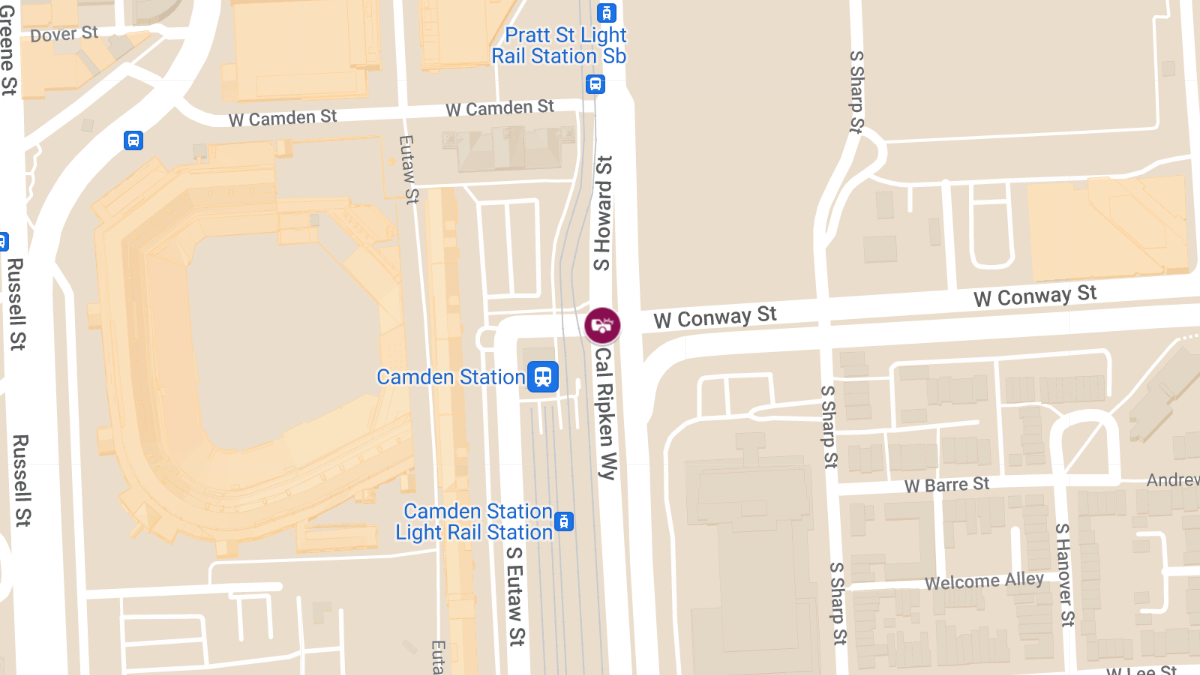 Car Crash with Injuries Reported on S Howard St