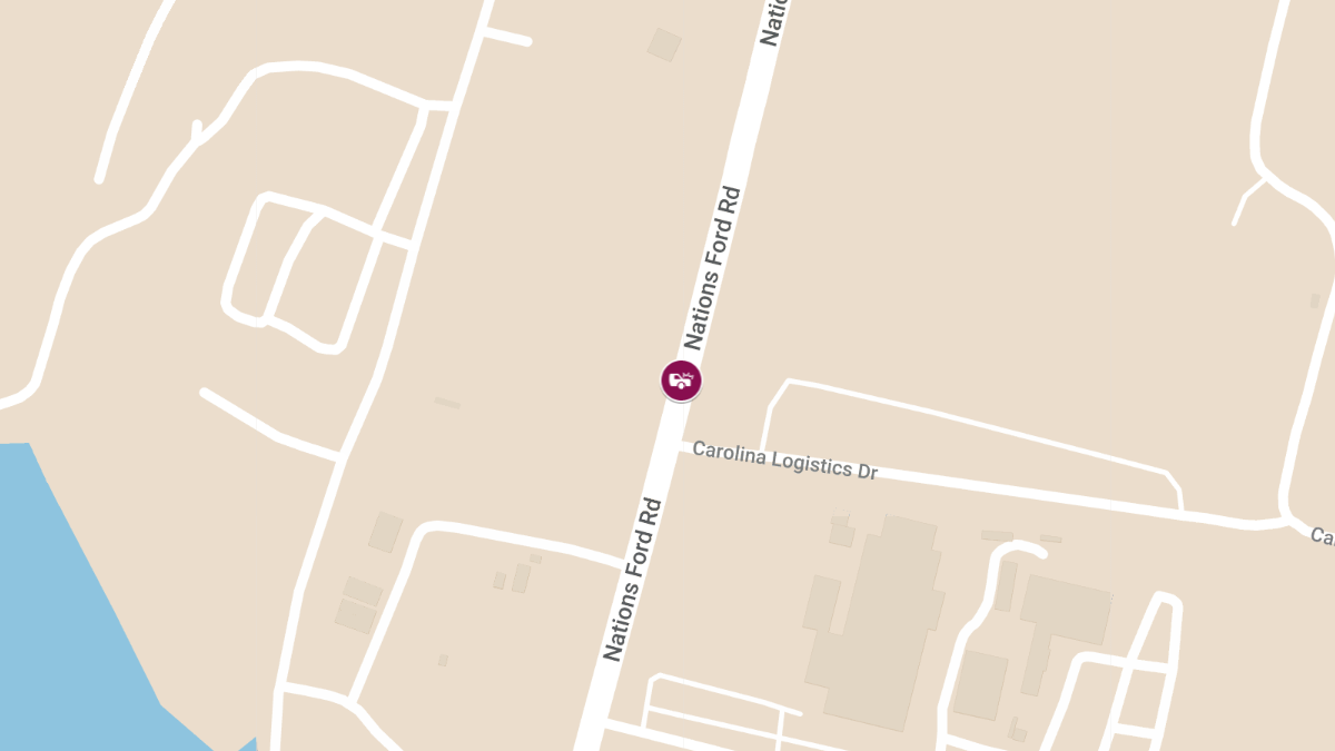 Car Crash with Injuries at 11901 Nations Ford Rd