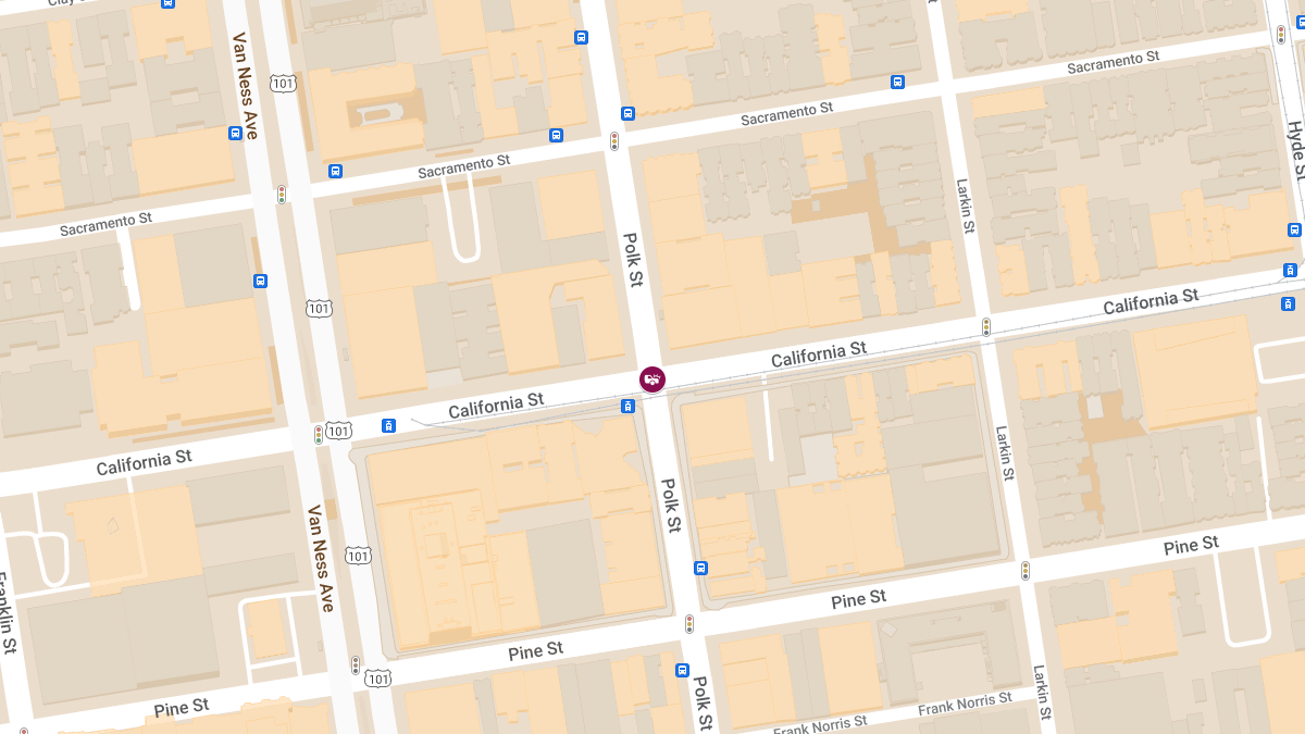Car Crash with Injuries at California St & Polk St