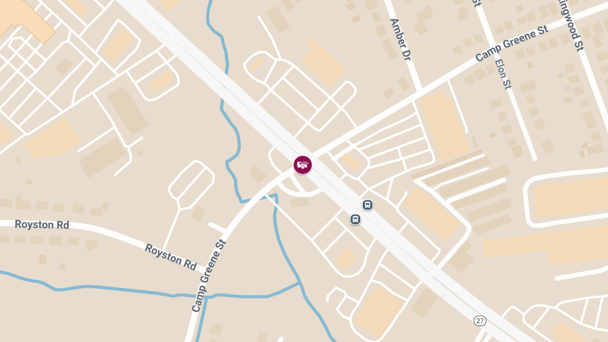 Car Crash with Injuries at Freedom Dr & Camp Greene St