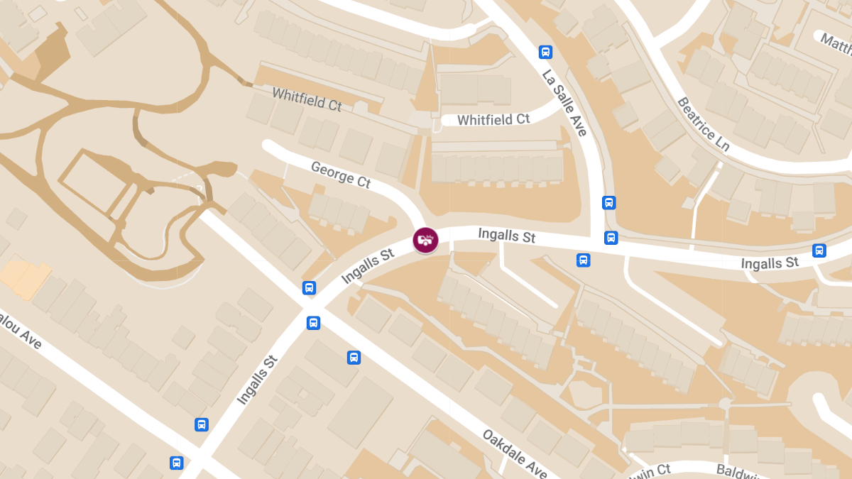 Car Crash with Injuries at Ingalls St & George Ct