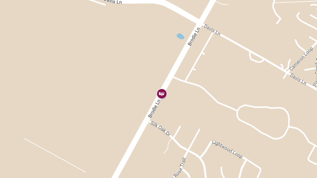 Car Crash with Injuries on Brodie Ln