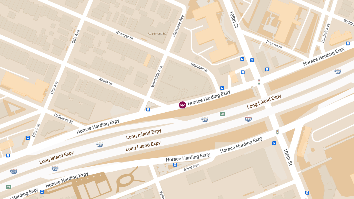 Car Crash with Injuries on Horace Harding Expy