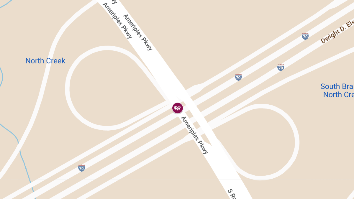 Car Crash with Injuries on I-70 EB at Ronald Reagan Pkwy