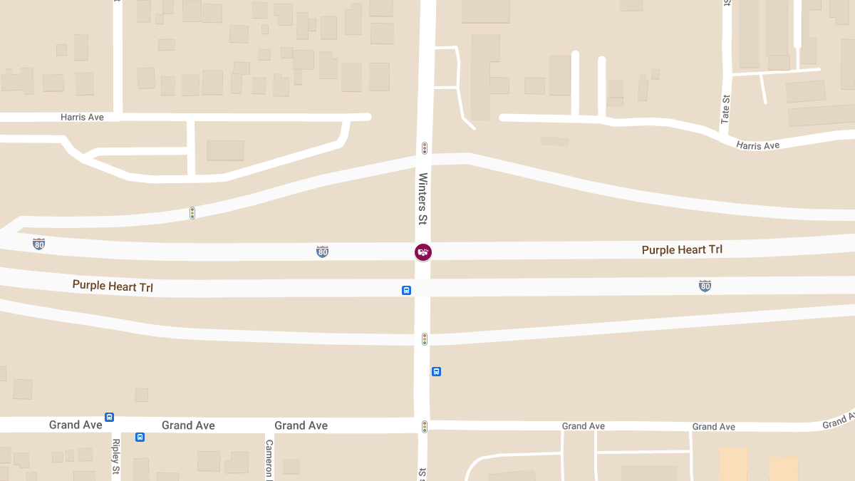 Car Crash with Injuries on I-80 E & Winters St
