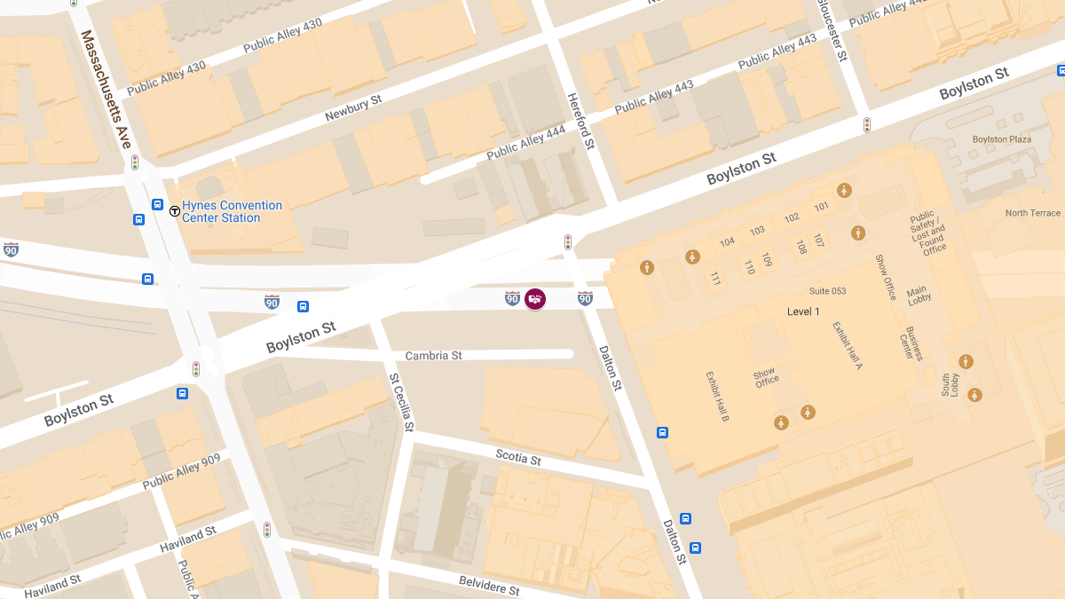 Car Crash with Injuries on I-90 E Near Prudential Tunnel