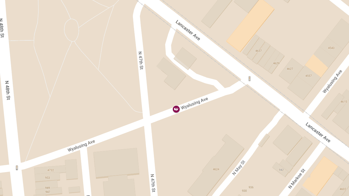 Car Crash with Injuries on Wyalusing Ave in East Parkside