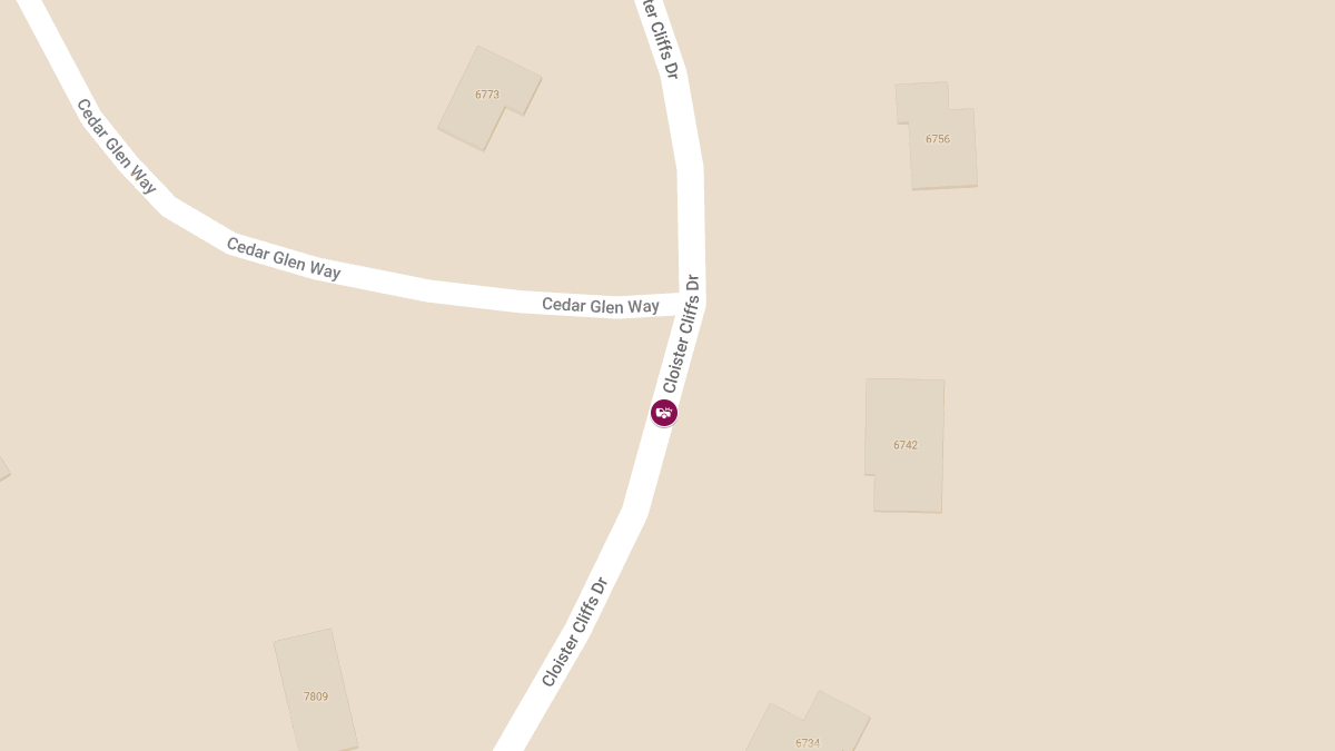 Child Fatality After SUV Collision at Cloister Cliffs Dr
