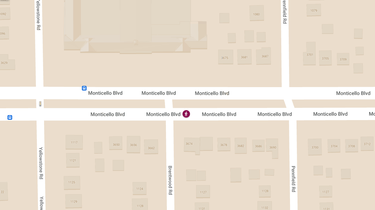 Child Injured in Pedestrian Crash on Monticello Blvd