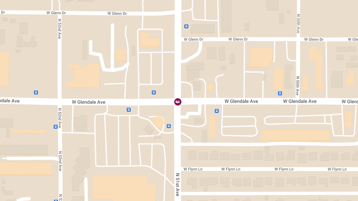 Child Injured in Three-Vehicle Collision at N 51st Ave & W Glendale Ave