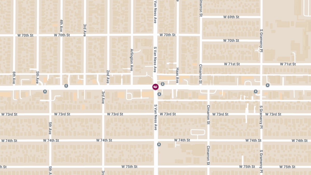 Collision Reported at W Florence Ave & S Van Ness Ave