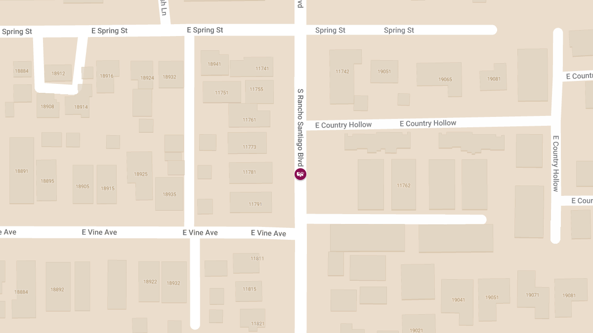 Collision With Injuries at 11762 S Rancho Santiago Blvd