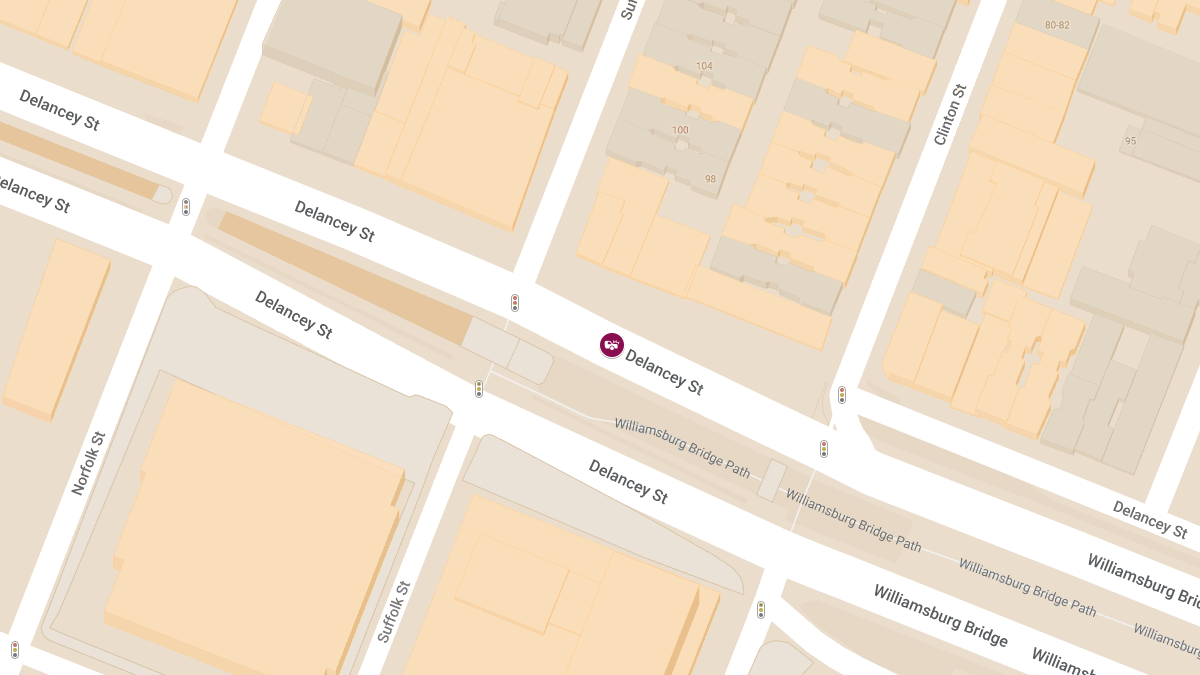 Collision With Injuries at 150 Delancey St on Lower East Side