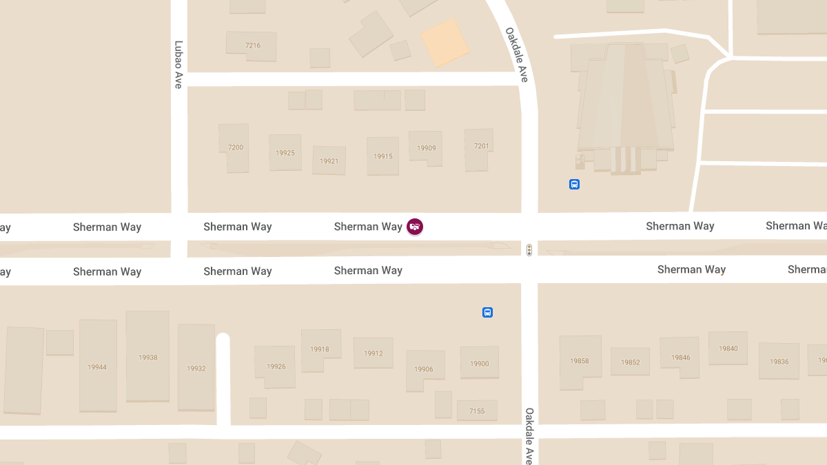 Collision With Injuries at 19903 Sherman Way