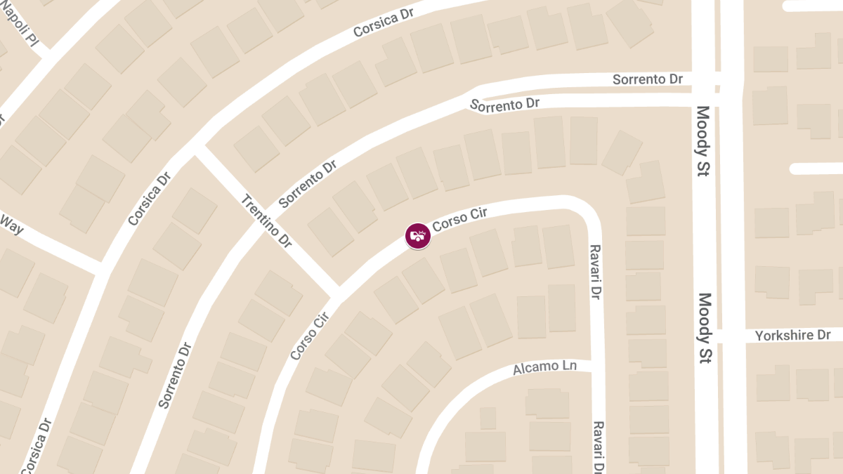 Collision With Injuries at 4901 Corso Cir