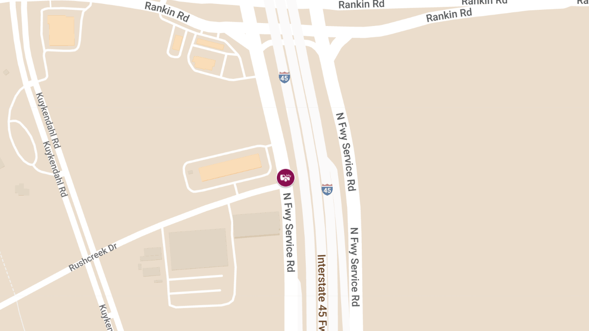 Collision With Injuries at 6040 North Fwy