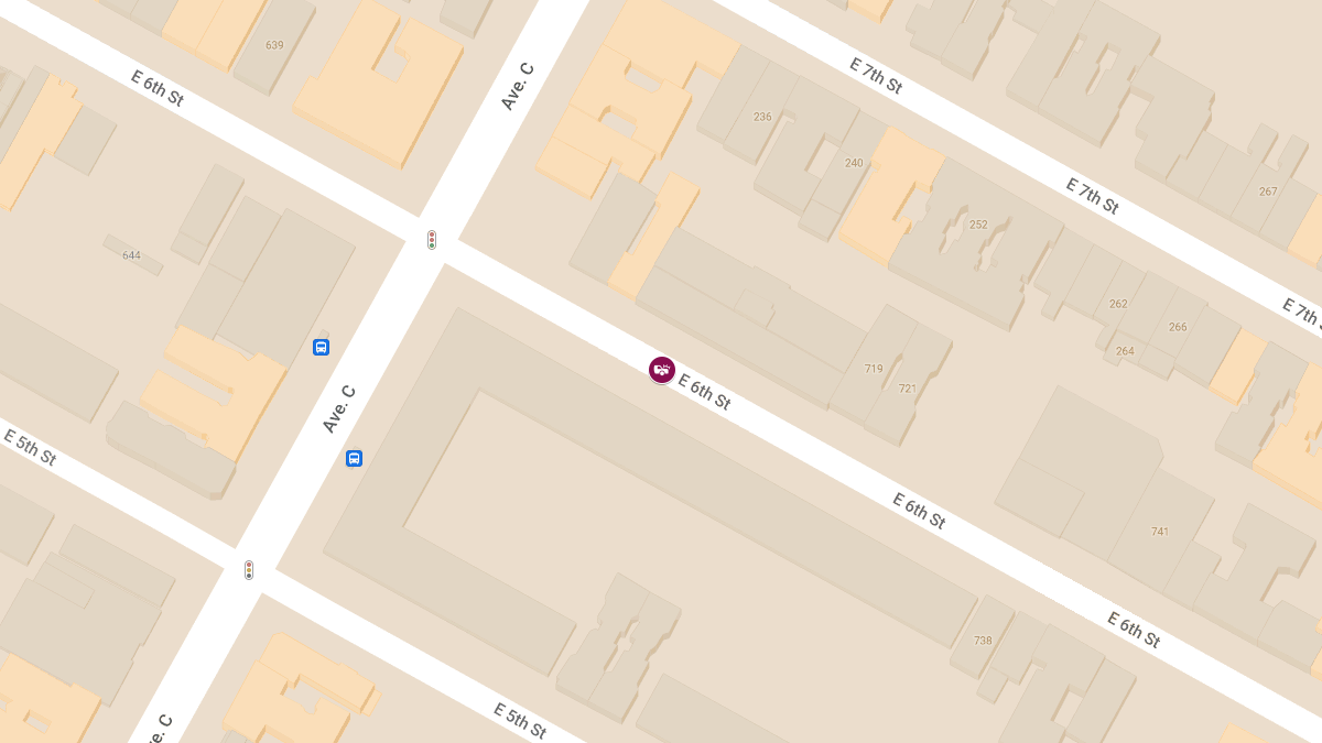 Collision With Injuries at 754 E 6th St in East Village